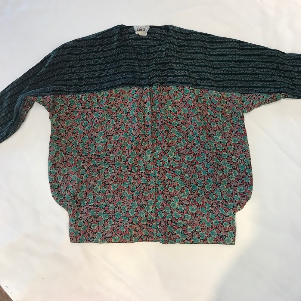 Silk blouse vintage made by Piero lannelli for Chin ll